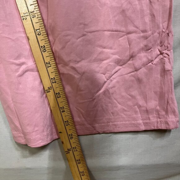 Cherfly Women's Small Peach Pink V-Neck Sleeveless Wide Leg Elegant Jumpsuits - Picture 16 of 16